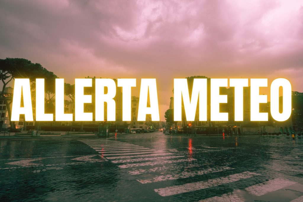 Allerta gialla meteo Roma