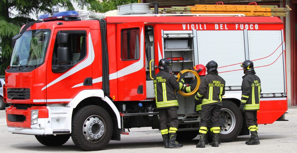 Incendio Colli Portuensi, Vigili del fuoco