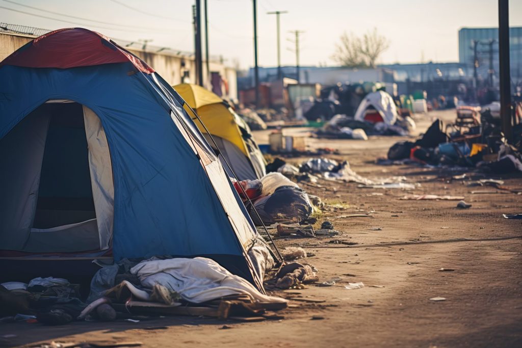 sgombero tende, senza dimora