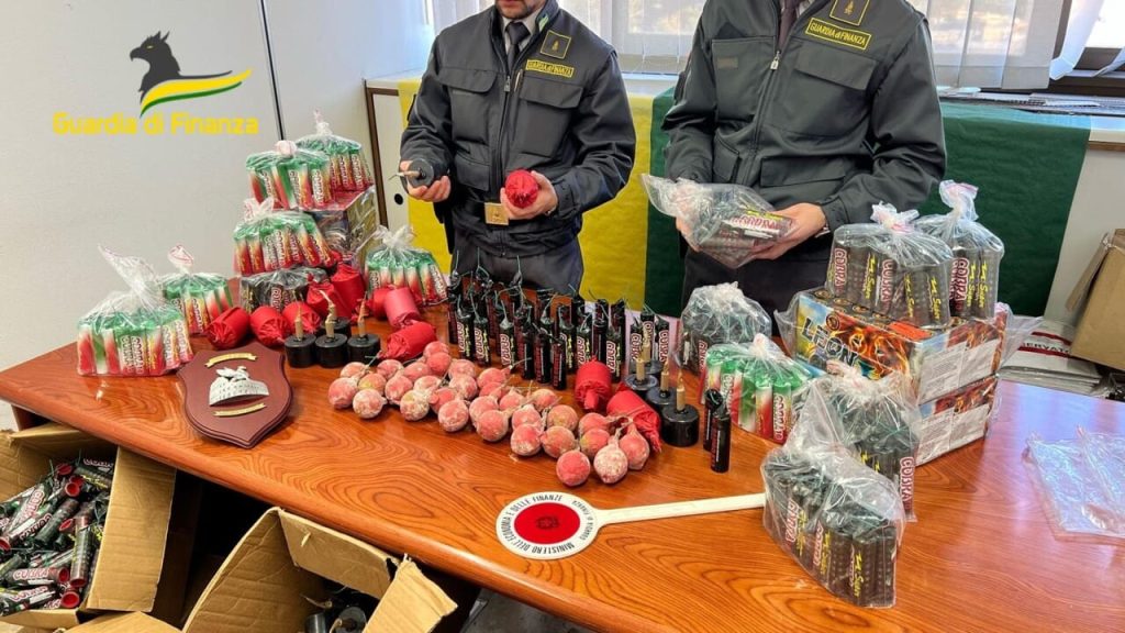 Sequestro fuochi d'artificio
