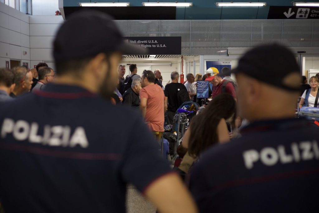 Tentato furto duty free Fiumicino