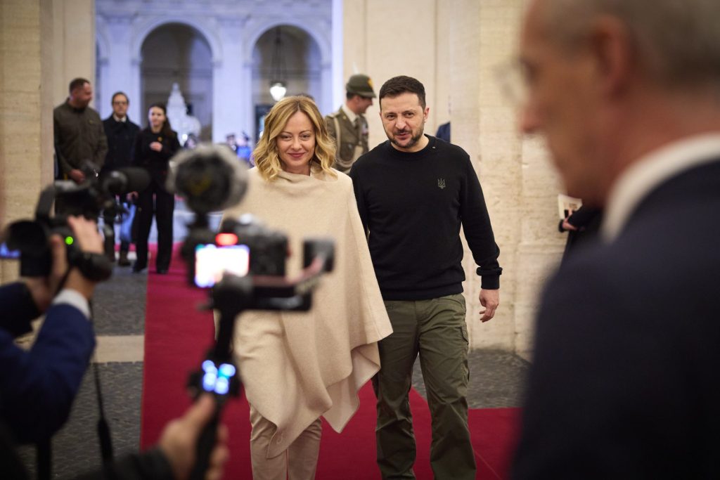Zelensky - Meloni