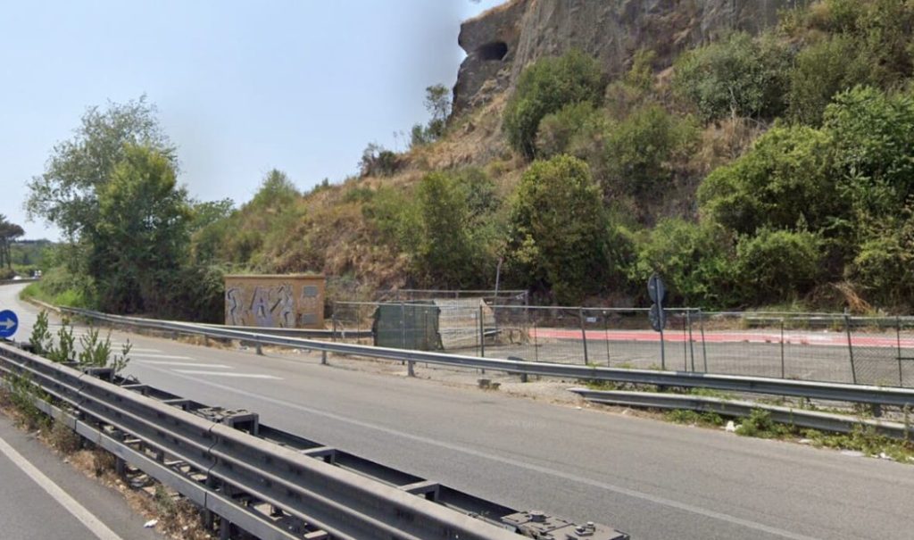 Via Flaminia chiusa