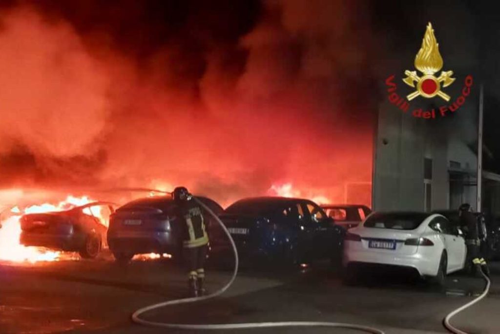 Incendio Tesla