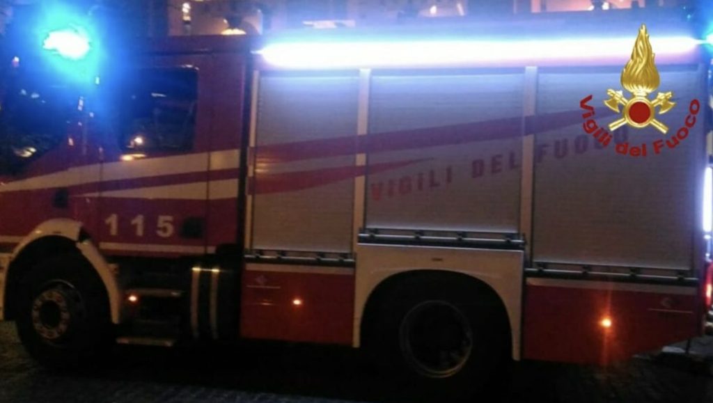 incendio villetta Civitavecchia