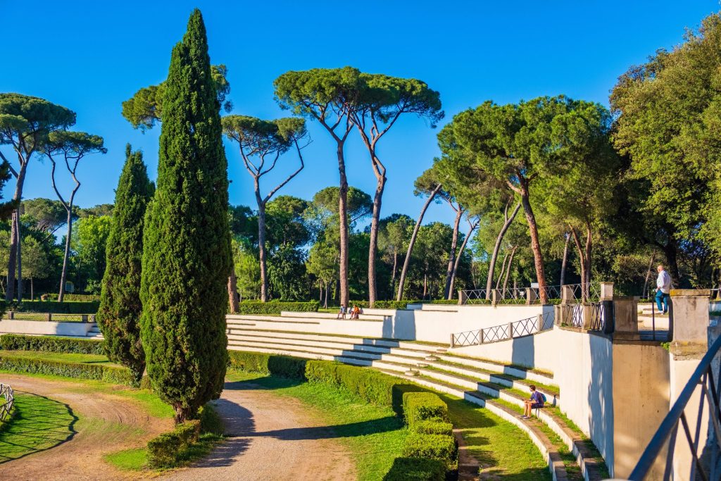 Piazza di Siena, Villa Borghese