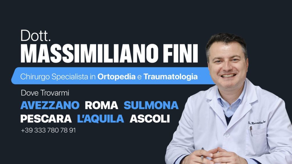 spiega Massimiliano Fini, medico chirurgo specialista in ortopedia e traumatologia ad Avezzano (AQ).
